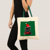 Affenpinscher Weihnachtsgeschenke Tragetasche (Vorderseite (Produkt))