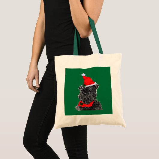Affenpinscher Weihnachtsgeschenke Tragetasche (Vorderseite (Produkt))