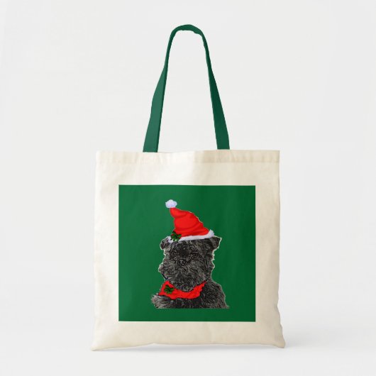 Affenpinscher Weihnachtsgeschenke Tragetasche (Vorne)