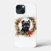 Affenpinscher Weihnachtskreide Case-Mate iPhone Hülle (Rückseite)