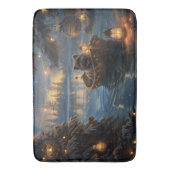 Affenpinscher Weihnachtsreise Badematte (Vorderseite Vertikal)