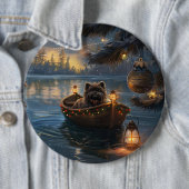 Affenpinscher Weihnachtsreise Button (Beispiel)