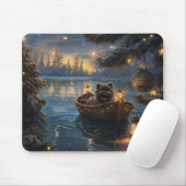 Affenpinscher Weihnachtsreise Mousepad (Mit Mouse)