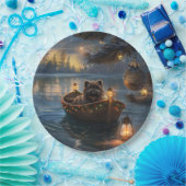 Affenpinscher Weihnachtsreise Pappteller (Party)