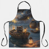 Affenpinscher Weihnachtsreise Schürze (Vorderseite)