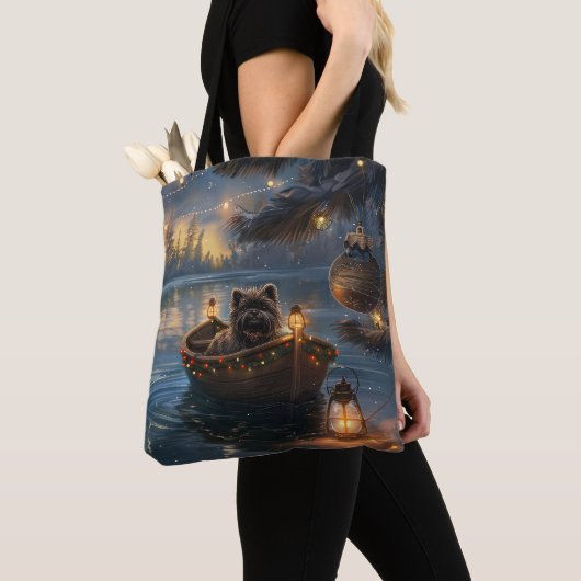 Affenpinscher Weihnachtsreise Tasche (Von Nahem)