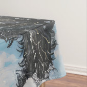 Affenpinscher Winter Wonderland Weihnachtsfreude Tischdecke (Beispiel)