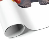 Affenpinscher With Heart Made Of Autumn Leaves Geschenkpapier (Rolleneckpunkt)