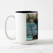 Affenpinscher Zweifarbige Tasse (Links)