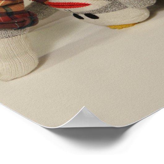 Affenplakat Poster (Ecke)