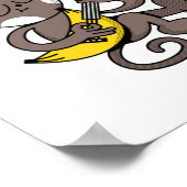 Affenpocken Funky Pocken Poster (Ecke)