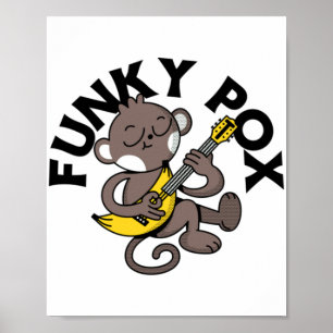 Affenpocken Funky Pocken  Poster