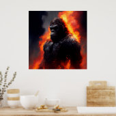 Affenposter Poster (Küche)