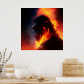 Affenposter Poster (Küche)