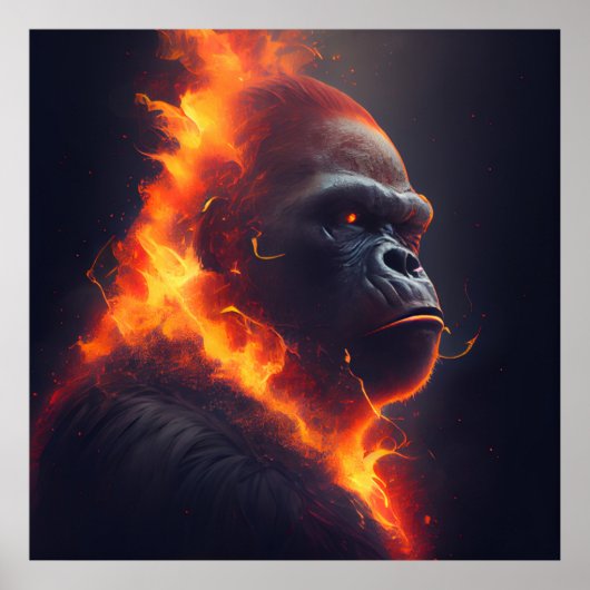 Affenposter Poster (Vorne)