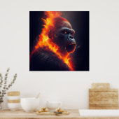 Affenposter Poster (Küche)