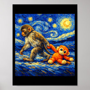 Affenpunch-Team schlägt Babyaffe  Poster