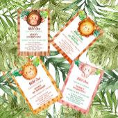 Affensafari eines Geburtstages Einladung