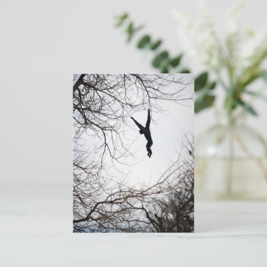 Affenschwingen Postkarte (Stehend Vorderseite)