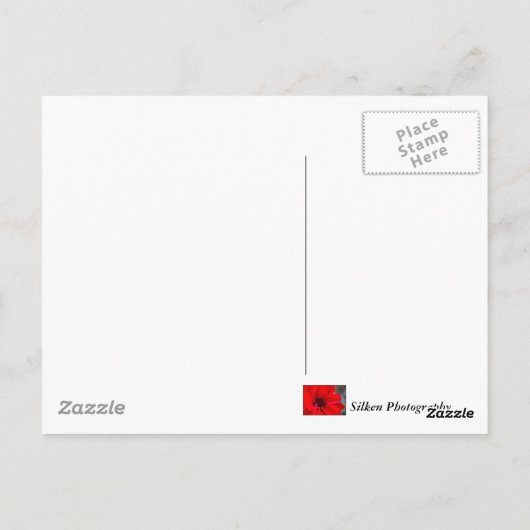 Affenschwingen Postkarte (Rückseite)