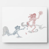 Affensonnenschnäpper Fotoplatte (Vorderseite)