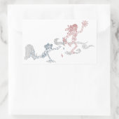 Affensonnenschnäpper Rechteckiger Aufkleber (Tasche)