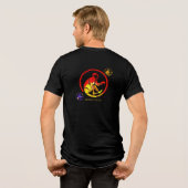 Affenstil Tri-Blend Shirt (Rückseite voll)