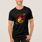 Affenstil Tri-Blend Shirt (Vorderseite)