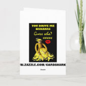 Affentag Feiertagskarte (Rückseite)