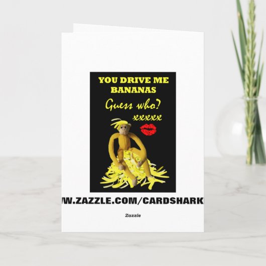 Affentag Feiertagskarte (Rückseite)