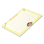 Affentierische Personalisierte Anmerkungen Notizblock (angewinkelt)