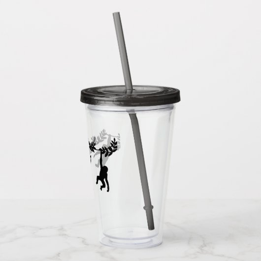 Affentruppe Acryltrinkbecher (Links)