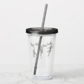 Affentruppe Acryltrinkbecher (Rückseite)