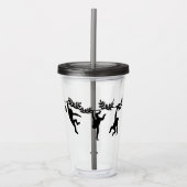 Affentruppe Acryltrinkbecher (Vorderseite)