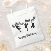 Affentruppe glücklich Geburtstag Geschenktütchen (Ausgeschnitten)