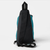 Affentyp, Code führt einen lustigen Vollstapelentw Crossbody Bag (Rückseite)
