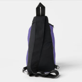 Affentyp, Code führt einen lustigen Vollstapelentw Crossbody Bag (Rückseite)
