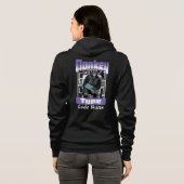 Affentyp, Code führt einen lustigen Vollstapelentw Hoodie (Schwarz voll)
