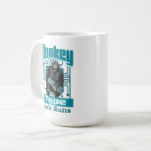 Affentyp, Code führt einen lustigen Vollstapelentw Kaffeetasse (Vorderseite Links)