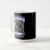 Affentyp, Code führt einen lustigen Vollstapelentw Kaffeetasse (Vorderseite Links)
