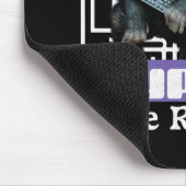 Affentyp, Code führt einen lustigen Vollstapelentw Mousepad (Ecke)