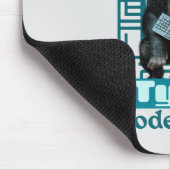 Affentyp, Code führt einen lustigen Vollstapelentw Mousepad (Ecke)