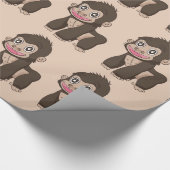 Affenverpackungspapier Geschenkpapier (Ecke)