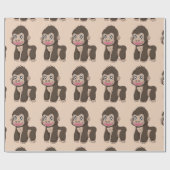 Affenverpackungspapier Geschenkpapier (Flach)