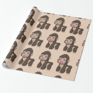 Affenverpackungspapier Geschenkpapier