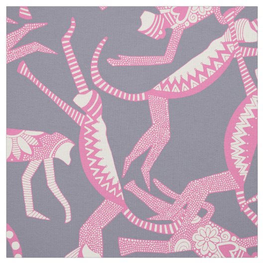 Affenviolett Stoff (Muster)