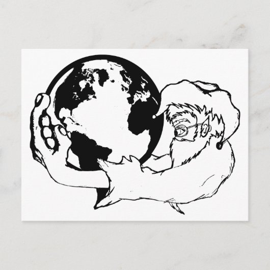 Affenvision Postkarte (Vorderseite)