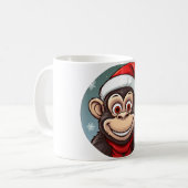 Affenweihnachten Kaffeetasse (Vorderseite Links)