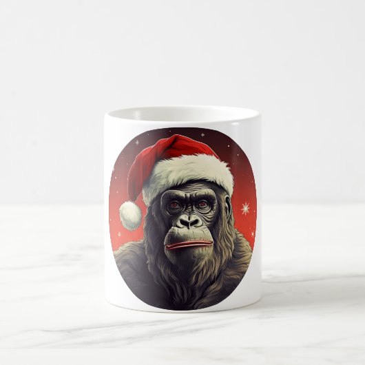 Affenweihnachten Kaffeetasse (Mittel)