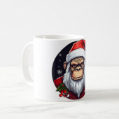 Affenweihnachten Kaffeetasse (Vorderseite Links)